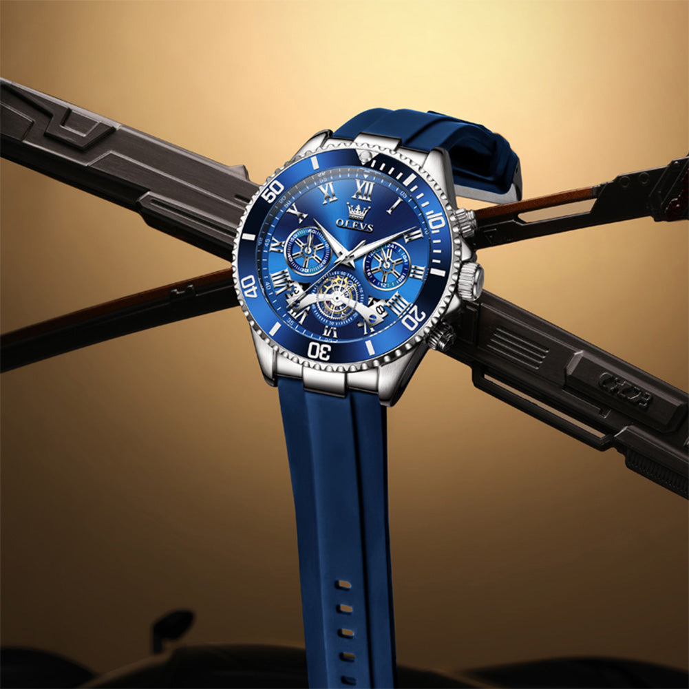 OLEVS 3730 Silver Blue studio styling