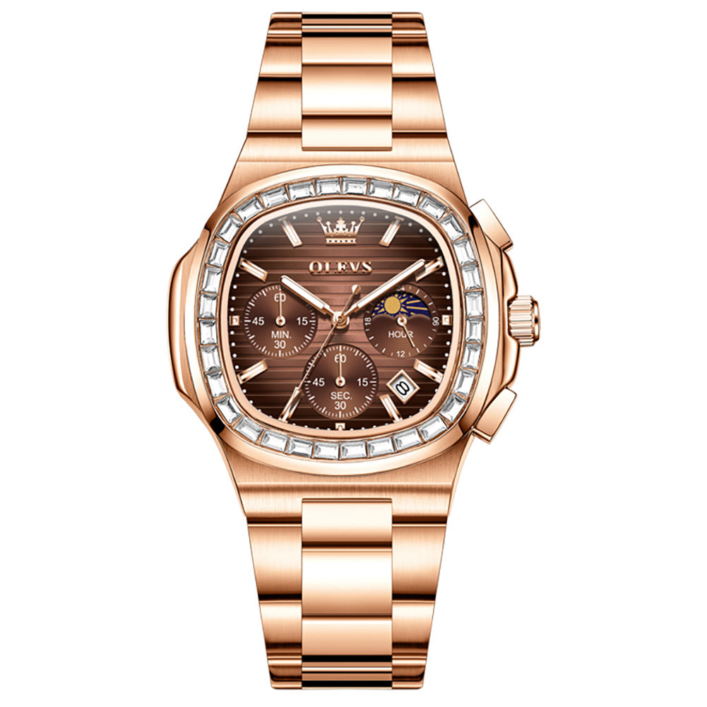 OLEVS 3739 cushion case quartz chronograph watch view 122 (1)