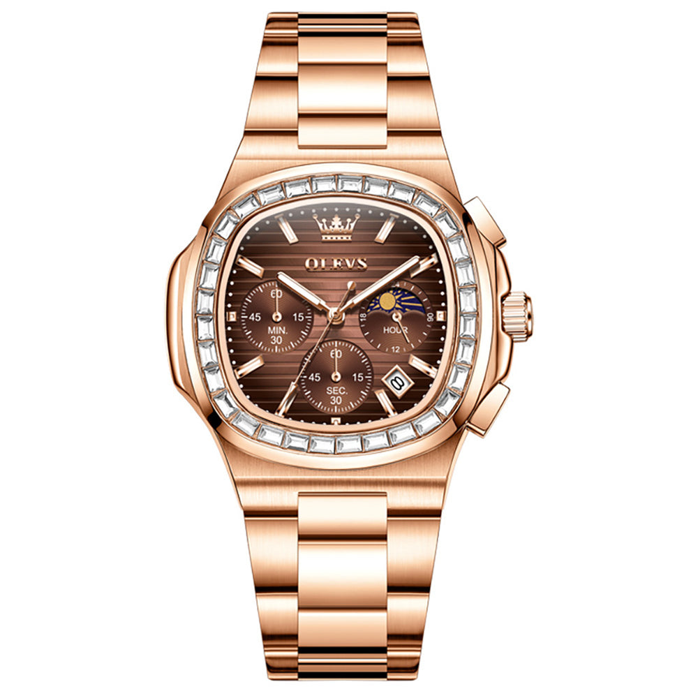 OLEVS 3739 cushion case quartz chronograph watch view 122 (1)