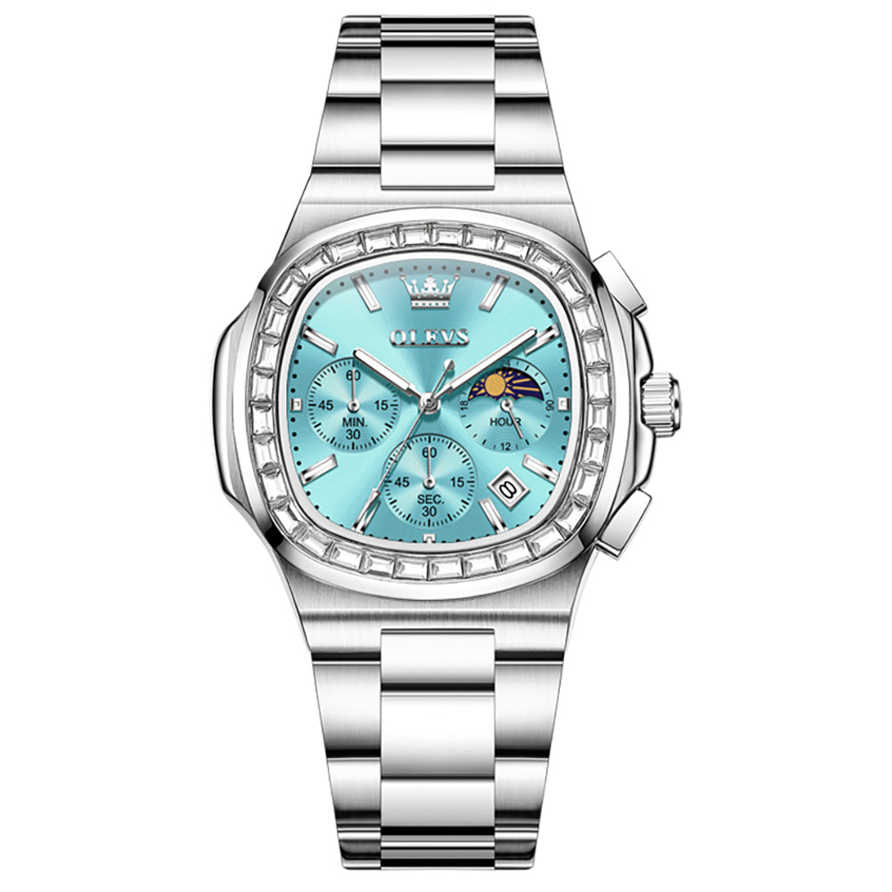 OLEVS 3739 cushion case quartz chronograph watch view 122 (2)