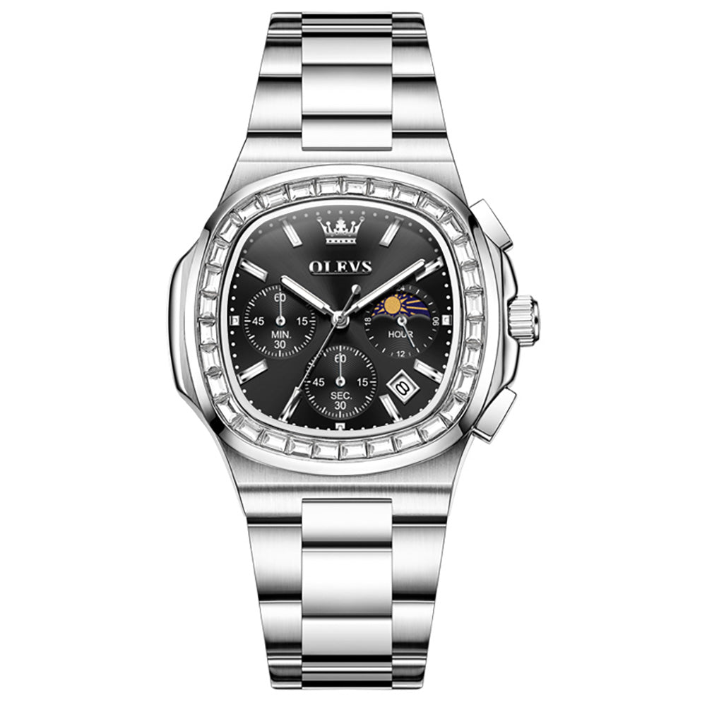 OLEVS 3739 cushion case quartz chronograph watch view 122 (3)