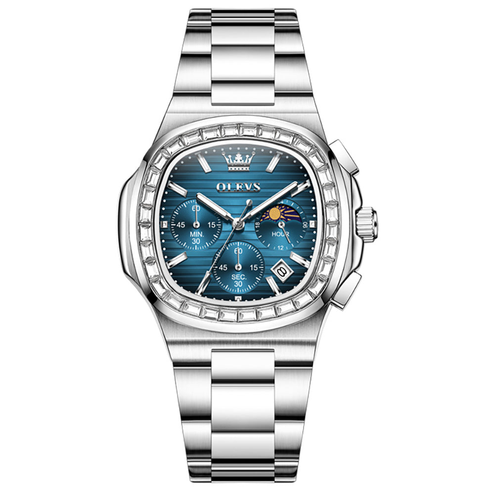 OLEVS 3739 cushion case quartz chronograph watch view 122 (4)