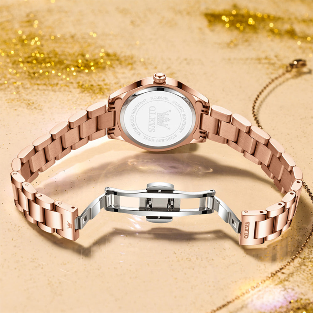 OLEVS 5683 case back and butterfly clasp