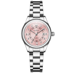 OLEVS 5683 Silver Pink front view