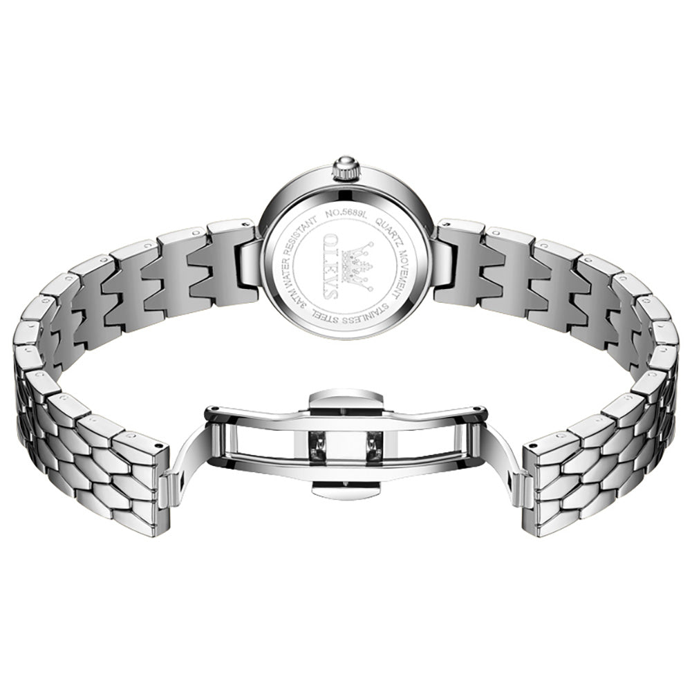 OLEVS 5689 case back and butterfly clasp