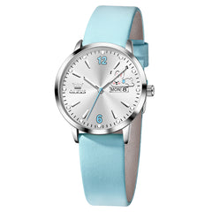 OLEVS 5700 bunny day date quartz watch view 2