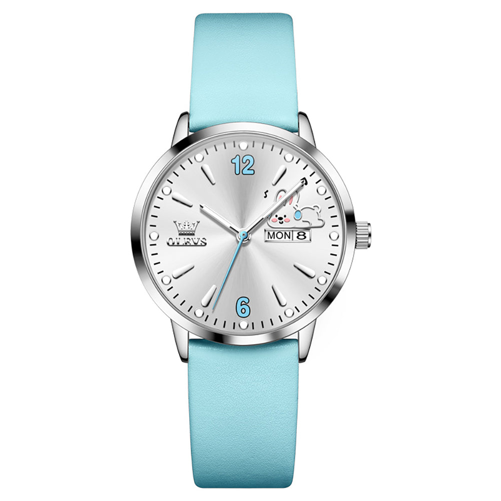 OLEVS 5700 bunny day date quartz watch view 542 (2)