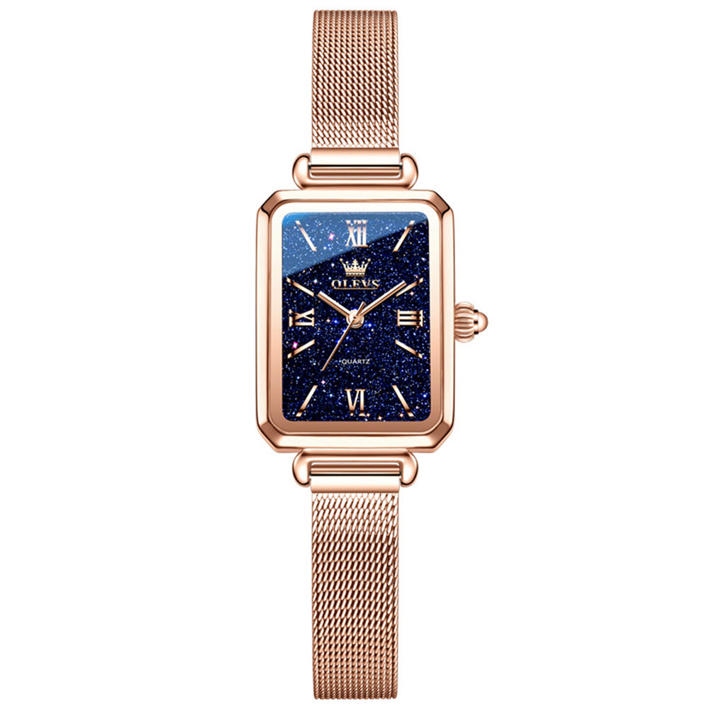 OLEVS 5705 blue watch front
