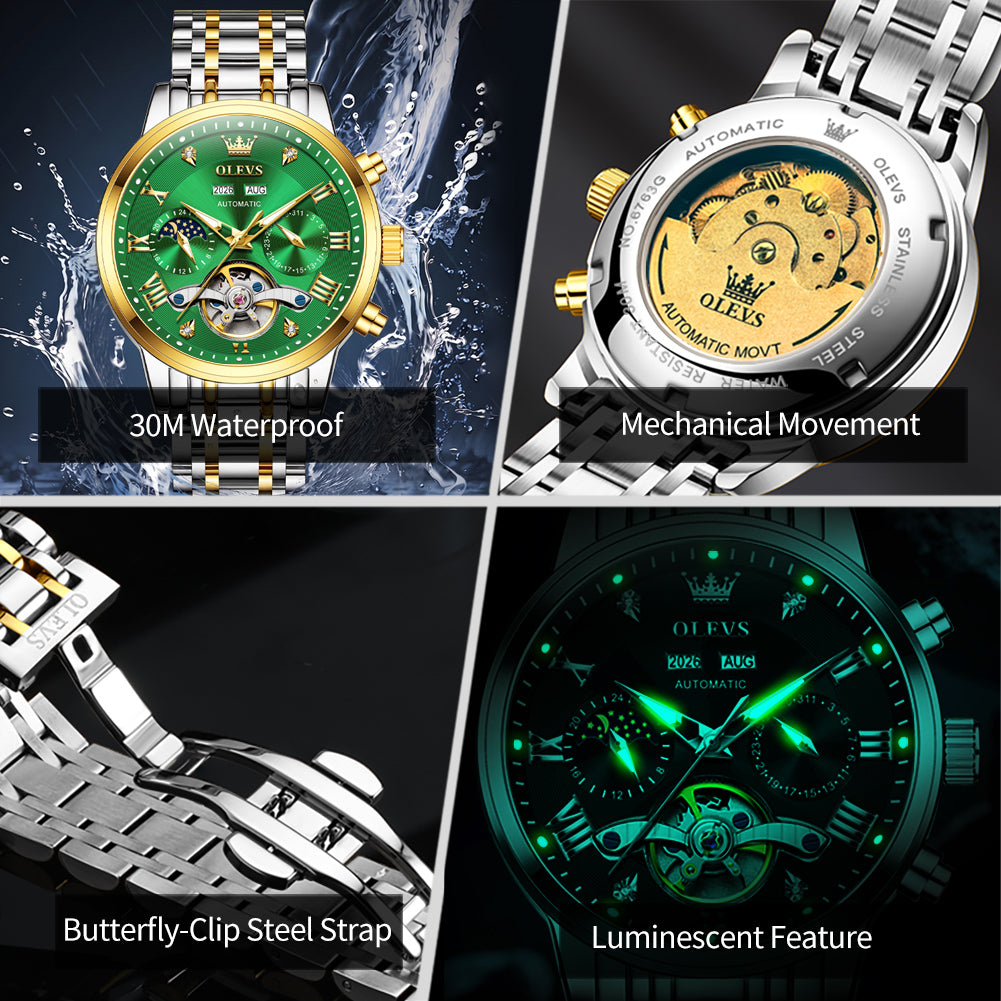 OLEVS 6763 mens watch collection lifestyle image