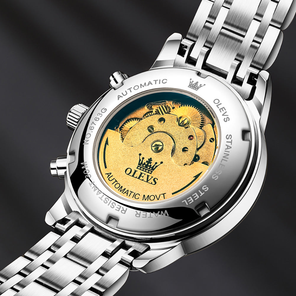 OLEVS 6763 automatic watch lifestyle view