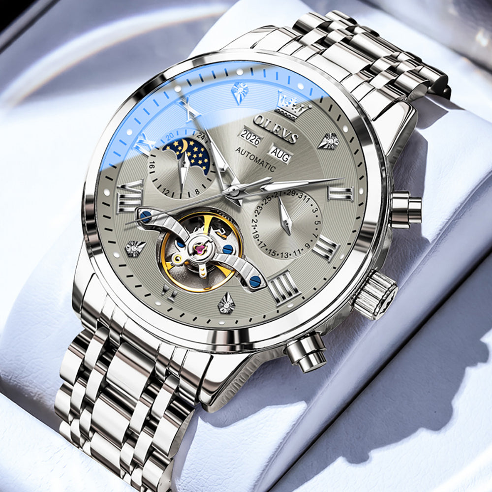 OLEVS 6763 stainless steel bracelet watch view