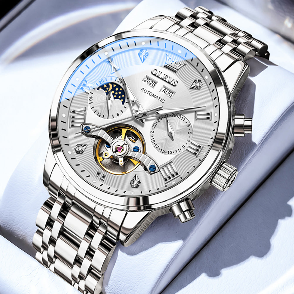 OLEVS 6763 multifunction automatic watch view