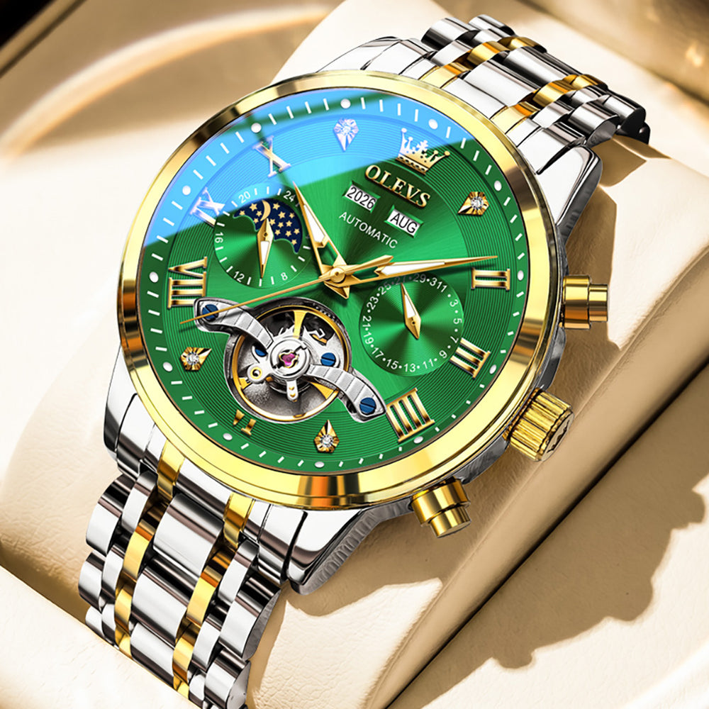 OLEVS 6763 mechanical watch wrist lifestyle image
