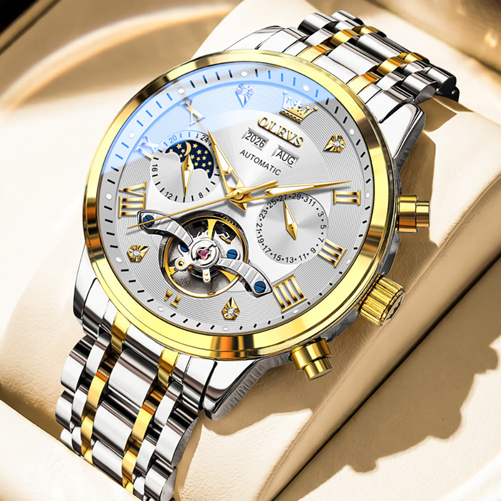 OLEVS 6763 open heart watch lifestyle image