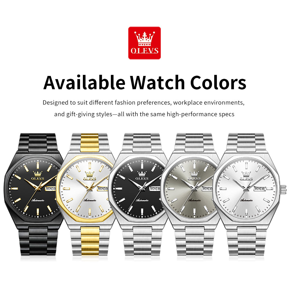 OLEVS 6786 five available watch colors