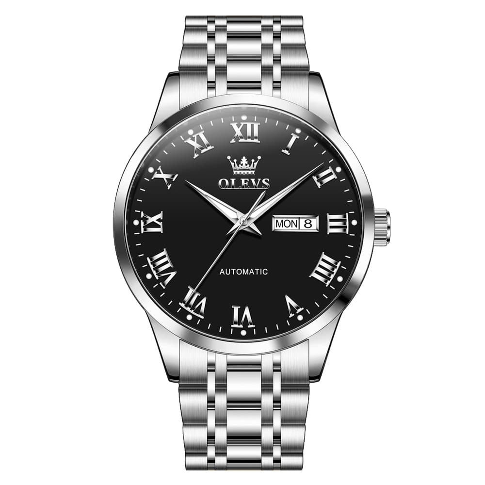OLEVS 7060 Classic Roman Numeral Automatic Watch For Men - All Gold Watch | Olevs Watch Store