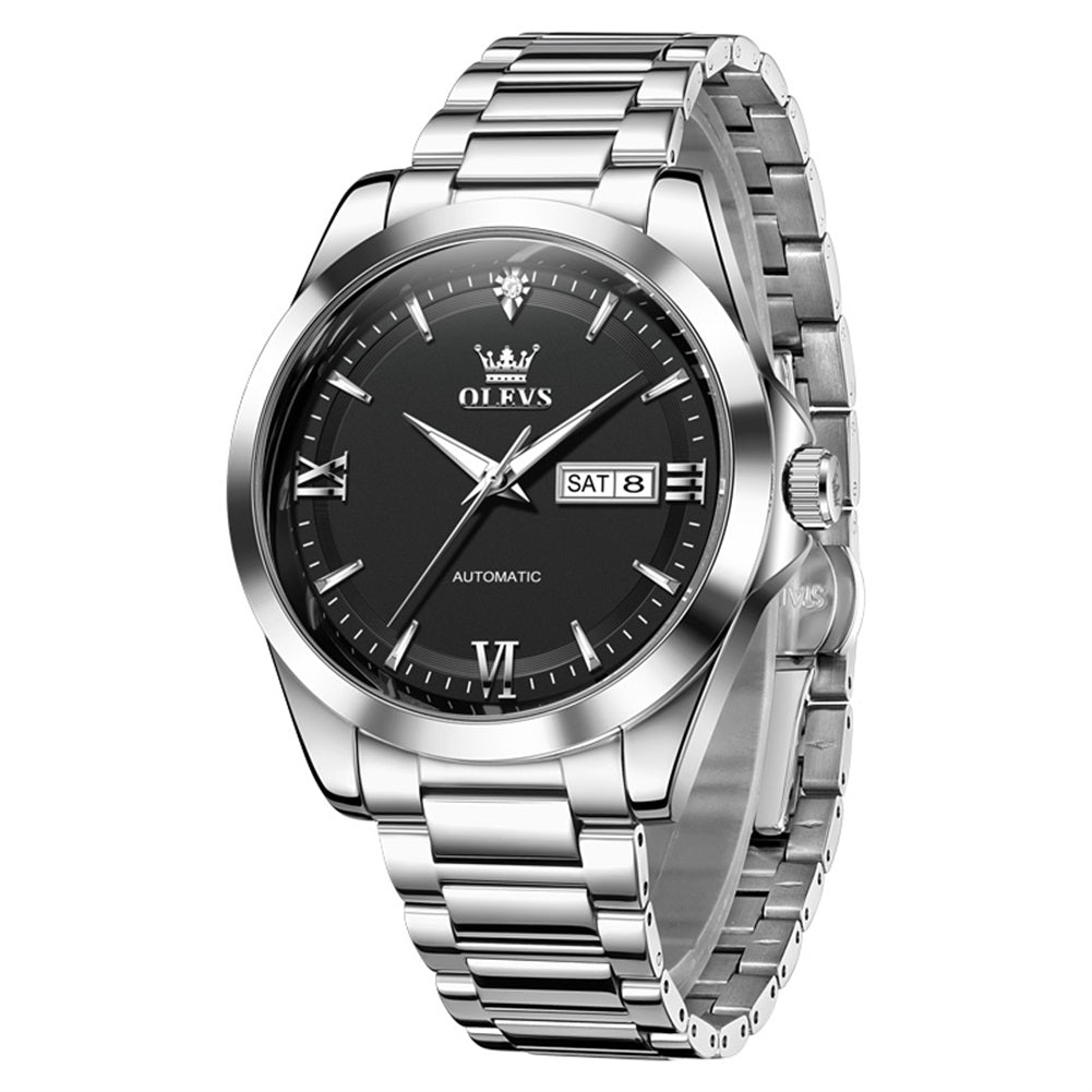 OLEVS 7099 stainless steel bracelet detail