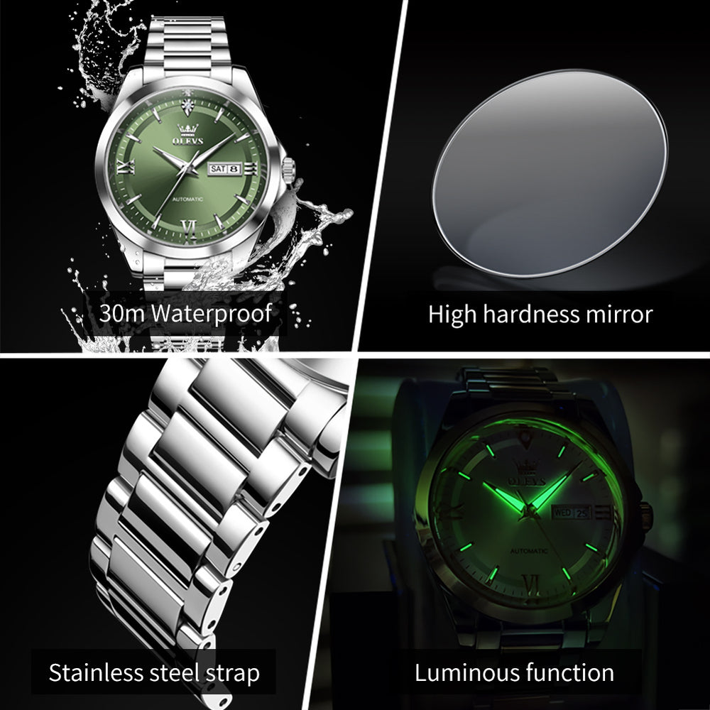 OLEVS 7099 water resistance luminous and bracelet features